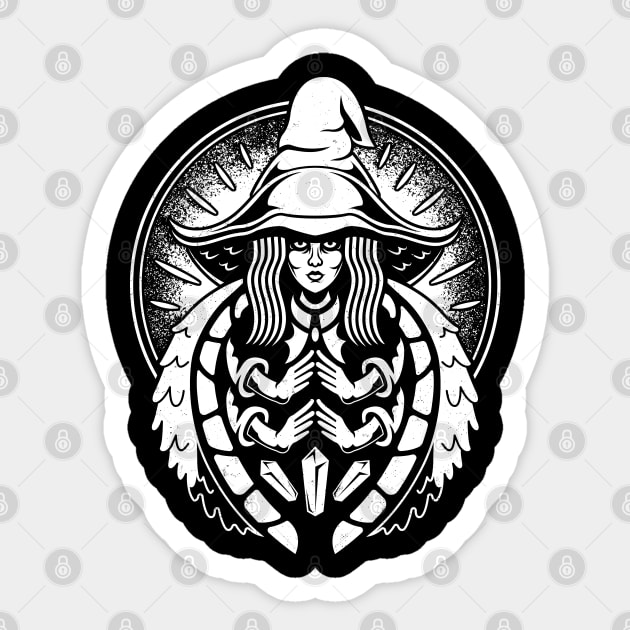 The Demigod Witch Sticker by logozaste